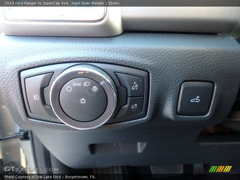Ingot Silver Metallic / Ebony 2019 Ford Ranger XL SuperCab 4x4