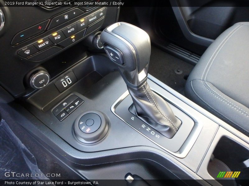 Ingot Silver Metallic / Ebony 2019 Ford Ranger XL SuperCab 4x4