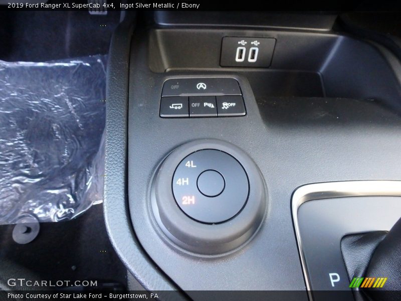 Ingot Silver Metallic / Ebony 2019 Ford Ranger XL SuperCab 4x4