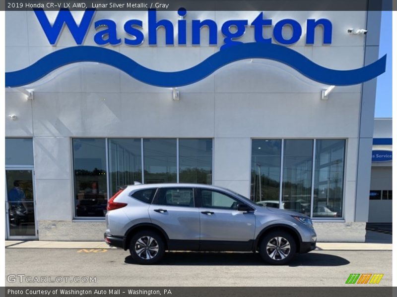Lunar Silver Metallic / Gray 2019 Honda CR-V LX AWD