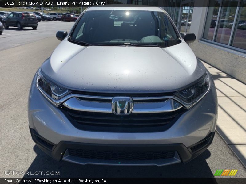 Lunar Silver Metallic / Gray 2019 Honda CR-V LX AWD