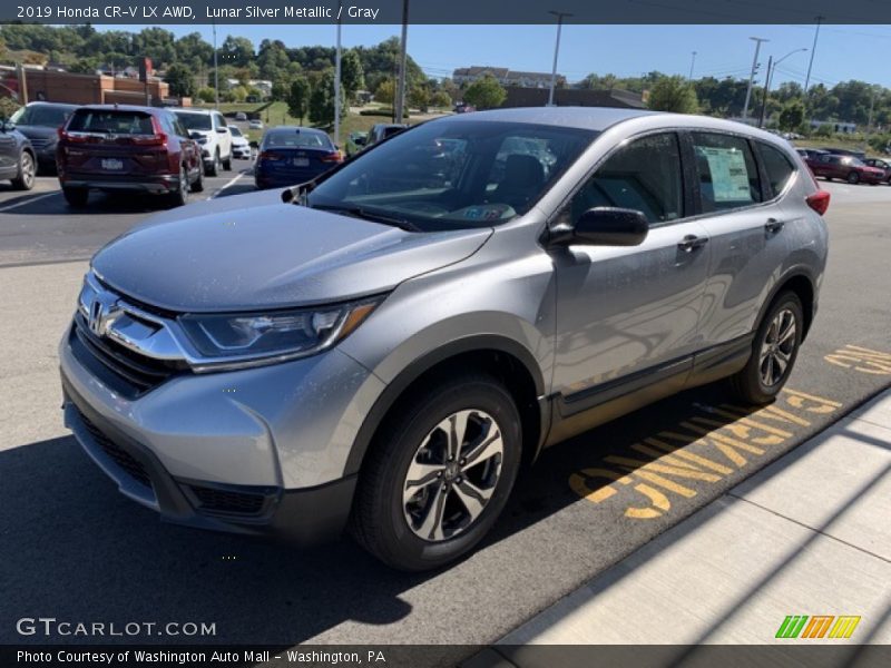 Lunar Silver Metallic / Gray 2019 Honda CR-V LX AWD