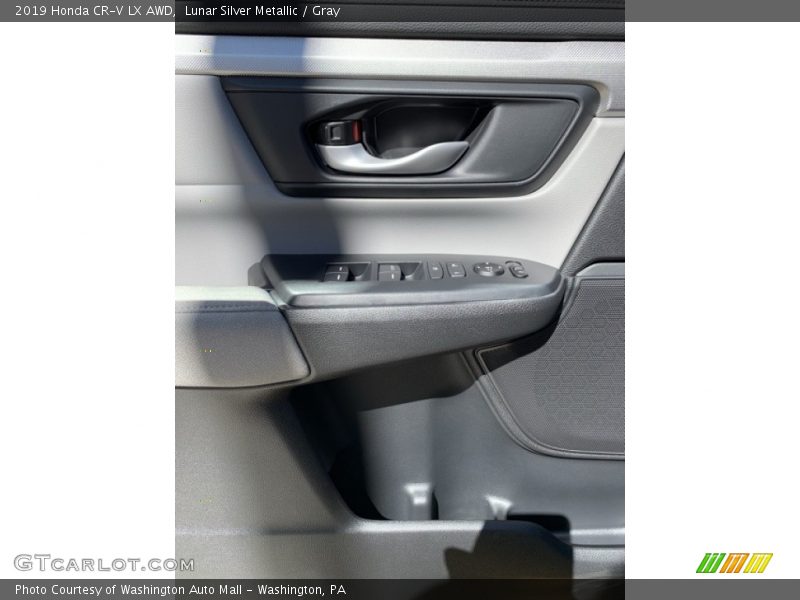 Lunar Silver Metallic / Gray 2019 Honda CR-V LX AWD