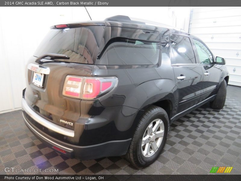 Carbon Black Metallic / Ebony 2014 GMC Acadia SLE AWD