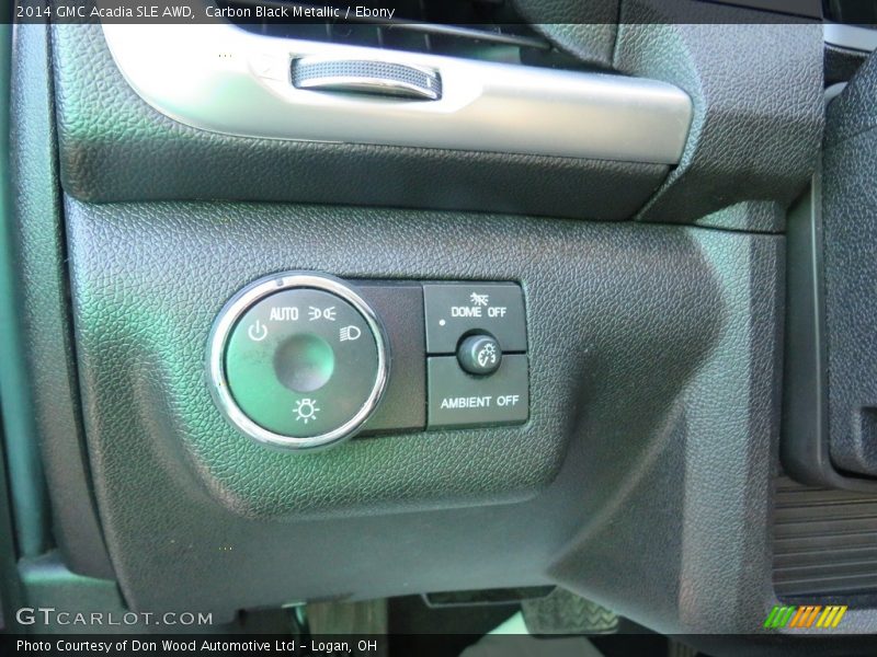 Carbon Black Metallic / Ebony 2014 GMC Acadia SLE AWD