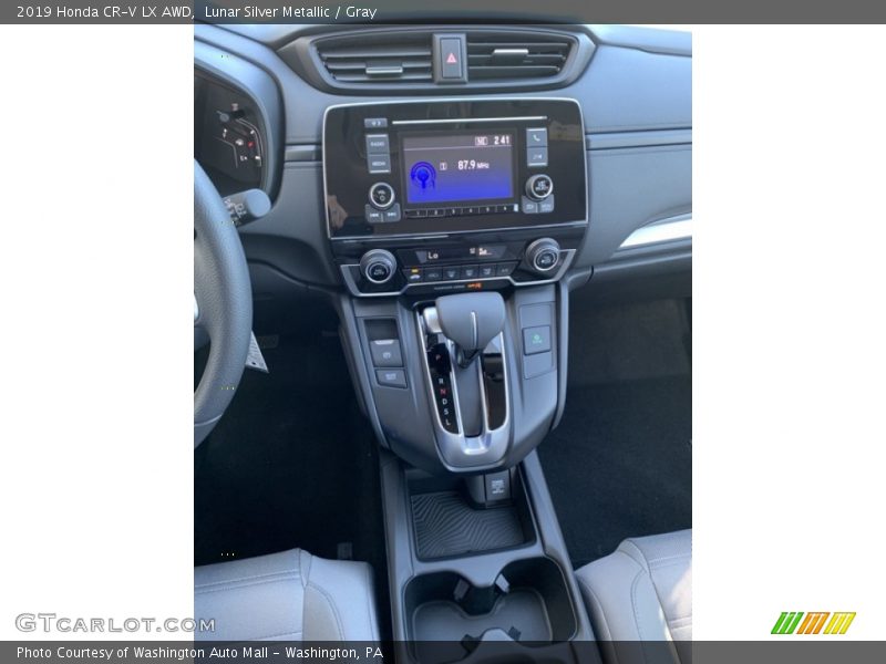 Lunar Silver Metallic / Gray 2019 Honda CR-V LX AWD
