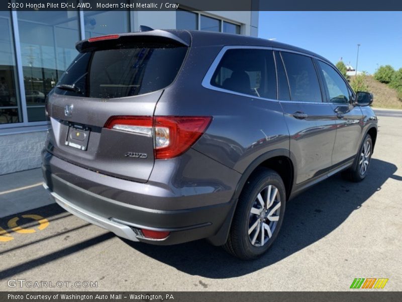 Modern Steel Metallic / Gray 2020 Honda Pilot EX-L AWD