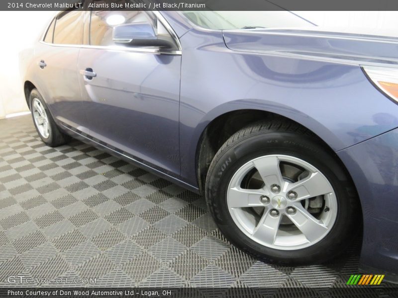Atlantis Blue Metallic / Jet Black/Titanium 2014 Chevrolet Malibu LT