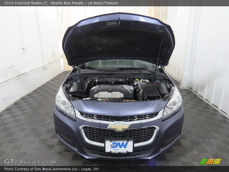 Atlantis Blue Metallic / Jet Black/Titanium 2014 Chevrolet Malibu LT