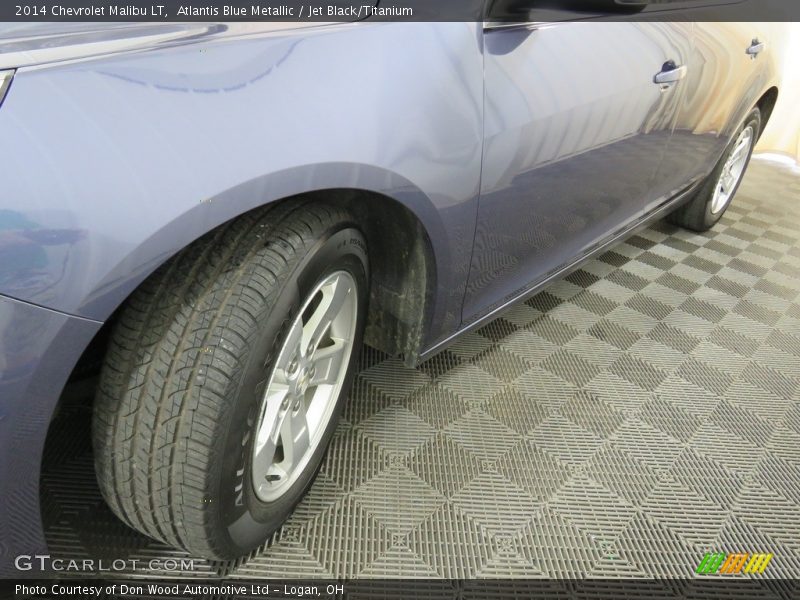 Atlantis Blue Metallic / Jet Black/Titanium 2014 Chevrolet Malibu LT