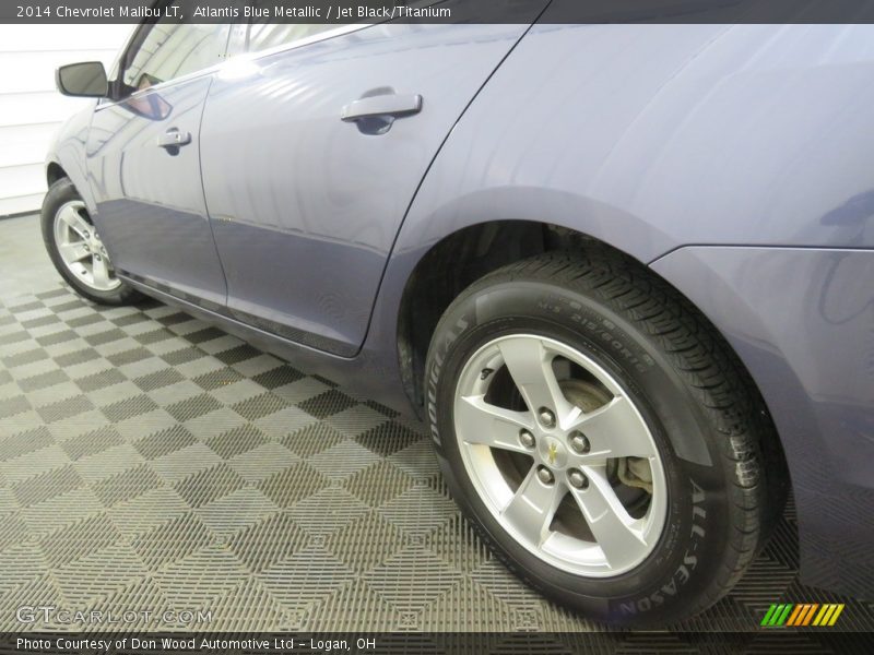 Atlantis Blue Metallic / Jet Black/Titanium 2014 Chevrolet Malibu LT