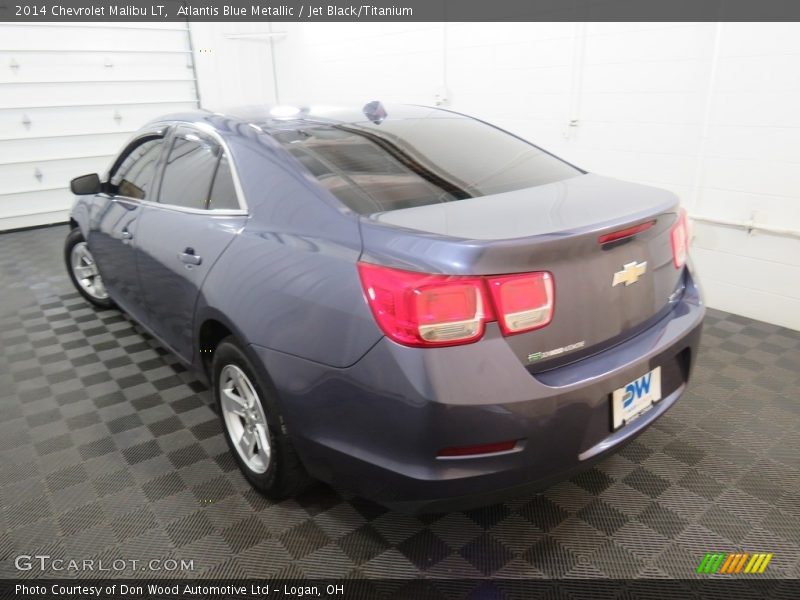 Atlantis Blue Metallic / Jet Black/Titanium 2014 Chevrolet Malibu LT