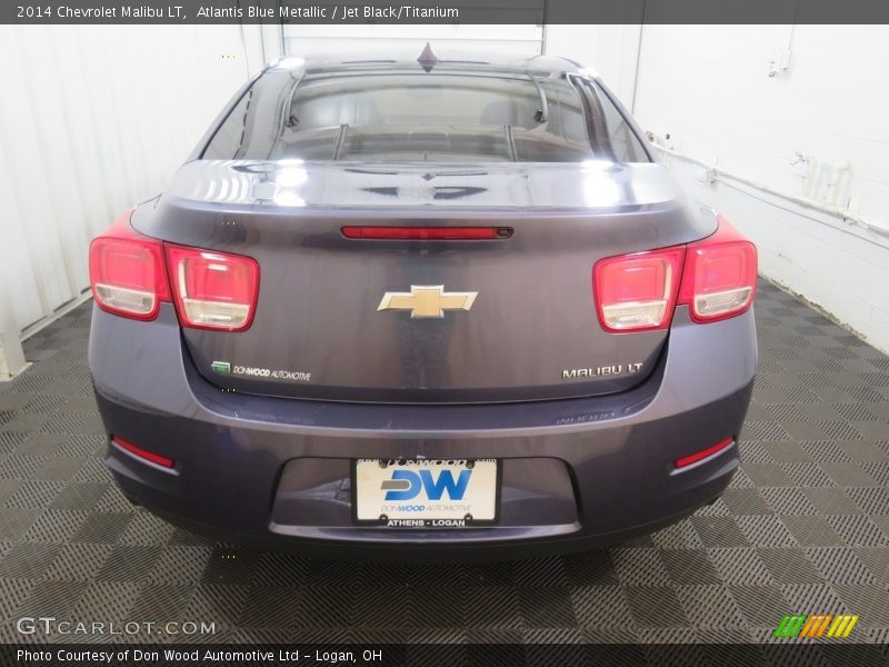 Atlantis Blue Metallic / Jet Black/Titanium 2014 Chevrolet Malibu LT