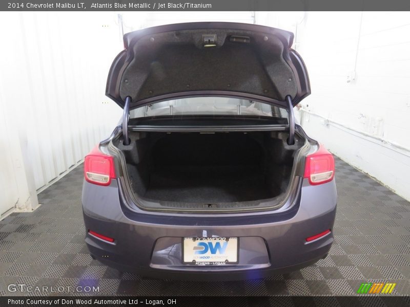 Atlantis Blue Metallic / Jet Black/Titanium 2014 Chevrolet Malibu LT