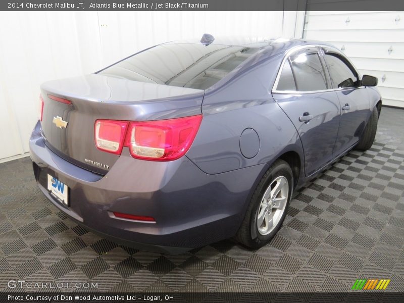 Atlantis Blue Metallic / Jet Black/Titanium 2014 Chevrolet Malibu LT