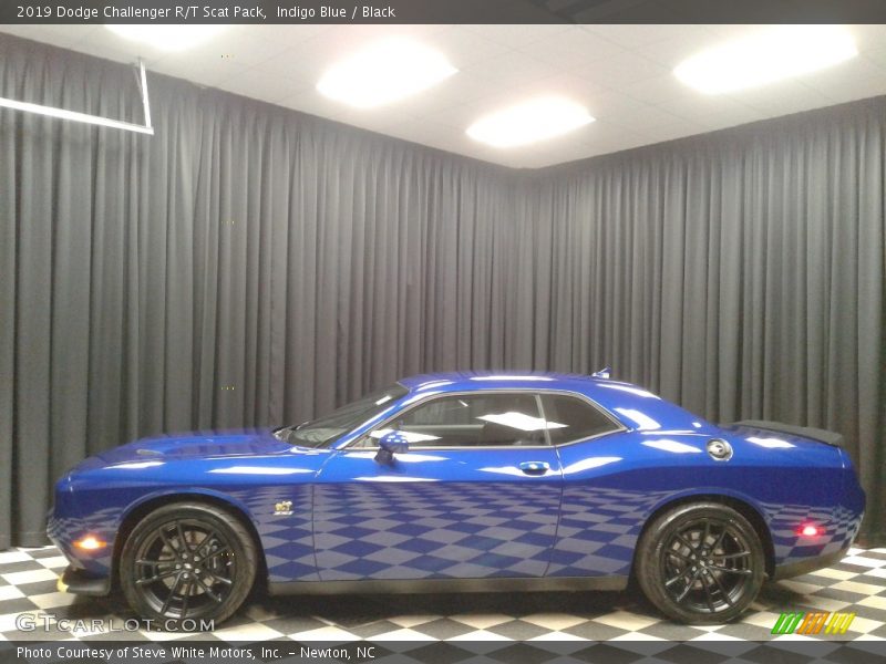Indigo Blue / Black 2019 Dodge Challenger R/T Scat Pack