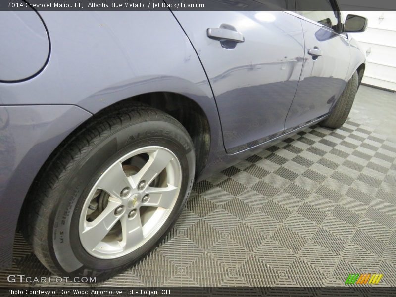Atlantis Blue Metallic / Jet Black/Titanium 2014 Chevrolet Malibu LT