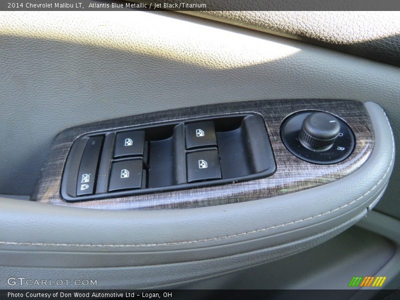 Atlantis Blue Metallic / Jet Black/Titanium 2014 Chevrolet Malibu LT