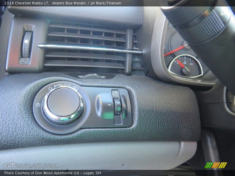 Atlantis Blue Metallic / Jet Black/Titanium 2014 Chevrolet Malibu LT