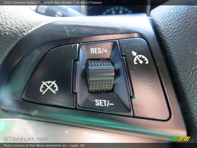 Atlantis Blue Metallic / Jet Black/Titanium 2014 Chevrolet Malibu LT