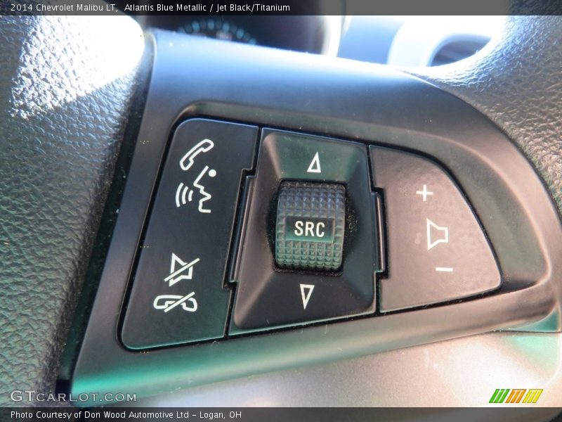 Atlantis Blue Metallic / Jet Black/Titanium 2014 Chevrolet Malibu LT
