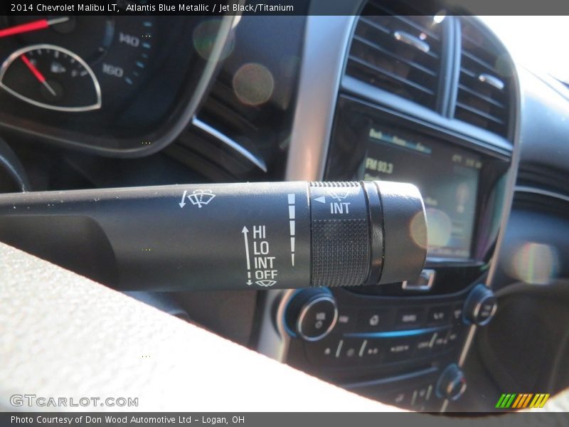 Atlantis Blue Metallic / Jet Black/Titanium 2014 Chevrolet Malibu LT