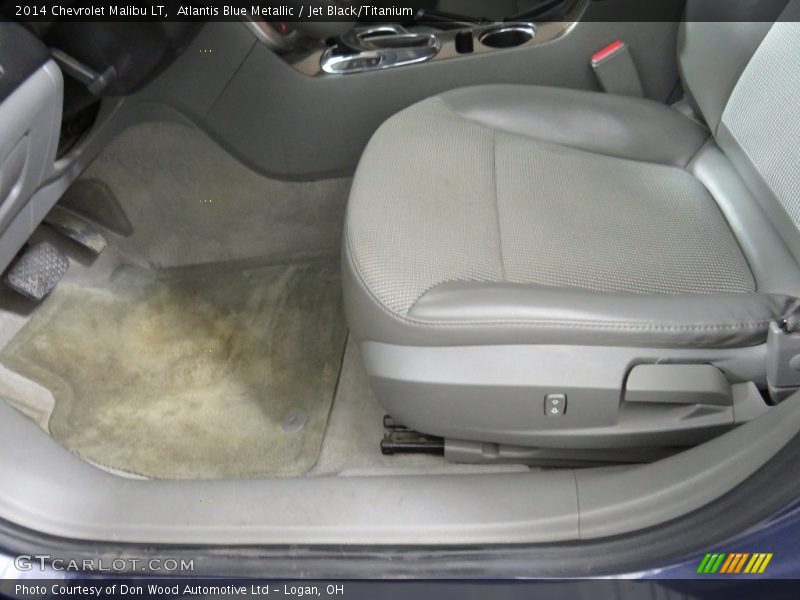 Atlantis Blue Metallic / Jet Black/Titanium 2014 Chevrolet Malibu LT