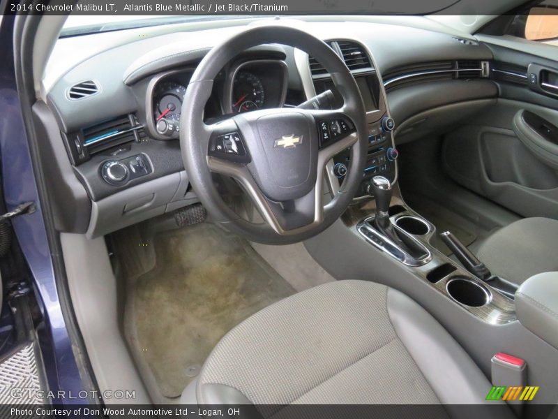 Atlantis Blue Metallic / Jet Black/Titanium 2014 Chevrolet Malibu LT
