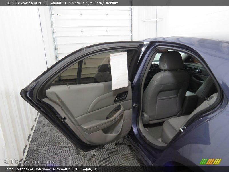 Atlantis Blue Metallic / Jet Black/Titanium 2014 Chevrolet Malibu LT