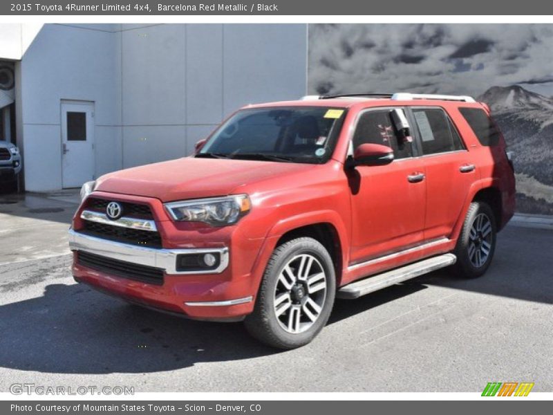 Barcelona Red Metallic / Black 2015 Toyota 4Runner Limited 4x4