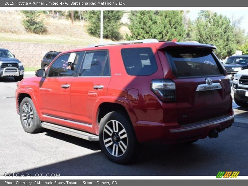 Barcelona Red Metallic / Black 2015 Toyota 4Runner Limited 4x4