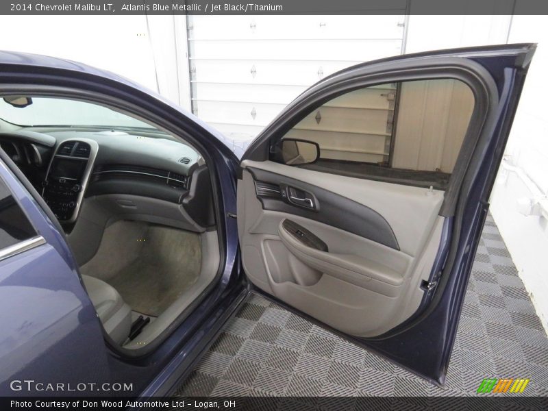 Atlantis Blue Metallic / Jet Black/Titanium 2014 Chevrolet Malibu LT