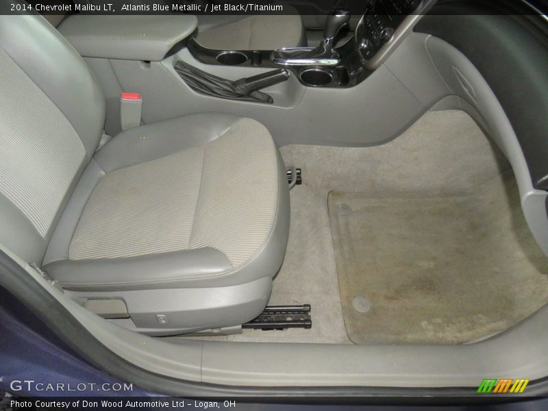 Atlantis Blue Metallic / Jet Black/Titanium 2014 Chevrolet Malibu LT