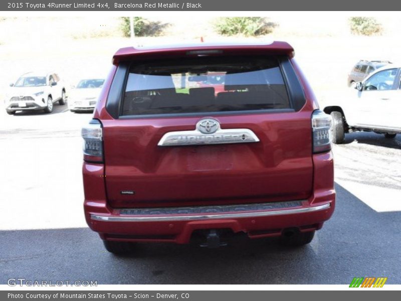 Barcelona Red Metallic / Black 2015 Toyota 4Runner Limited 4x4