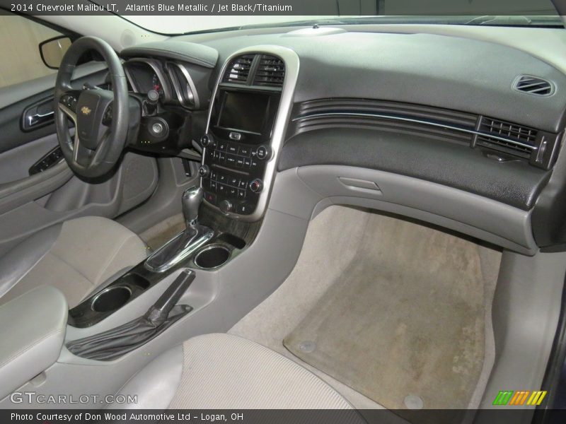Atlantis Blue Metallic / Jet Black/Titanium 2014 Chevrolet Malibu LT