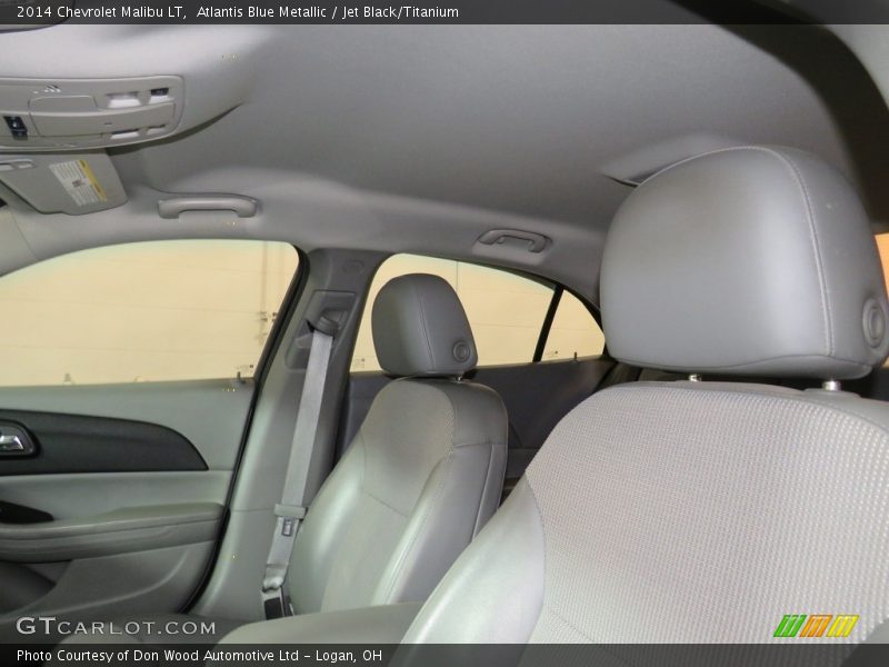 Atlantis Blue Metallic / Jet Black/Titanium 2014 Chevrolet Malibu LT