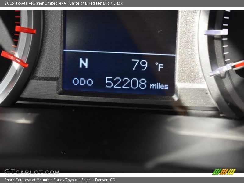 Barcelona Red Metallic / Black 2015 Toyota 4Runner Limited 4x4