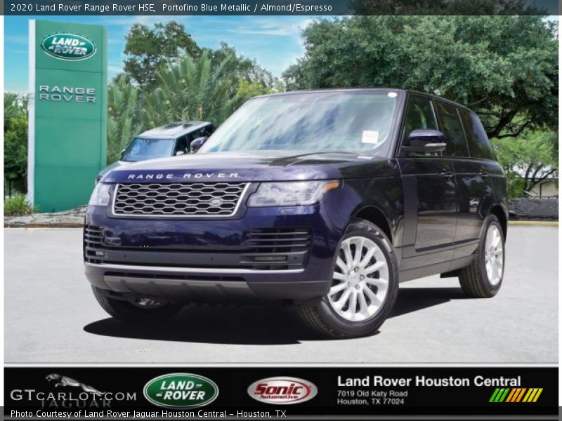 Portofino Blue Metallic / Almond/Espresso 2020 Land Rover Range Rover HSE