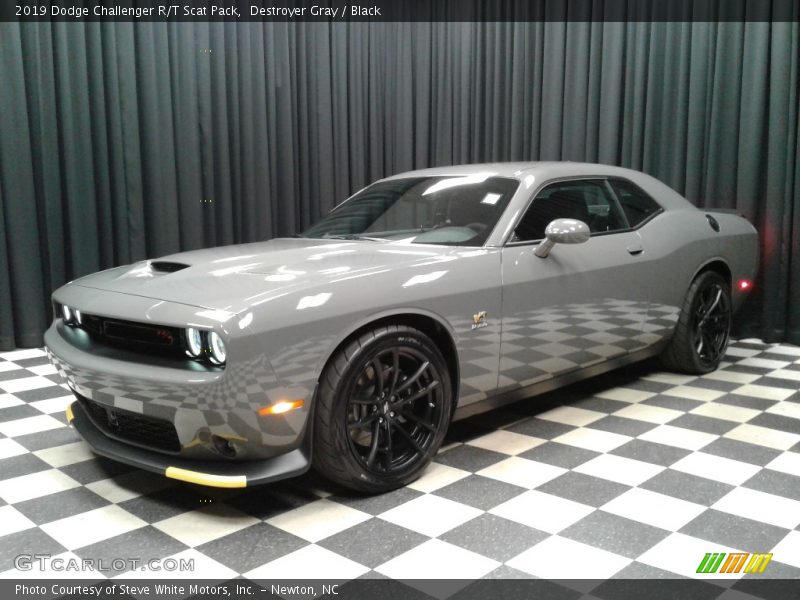 Destroyer Gray / Black 2019 Dodge Challenger R/T Scat Pack