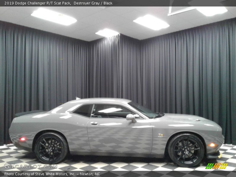 Destroyer Gray / Black 2019 Dodge Challenger R/T Scat Pack