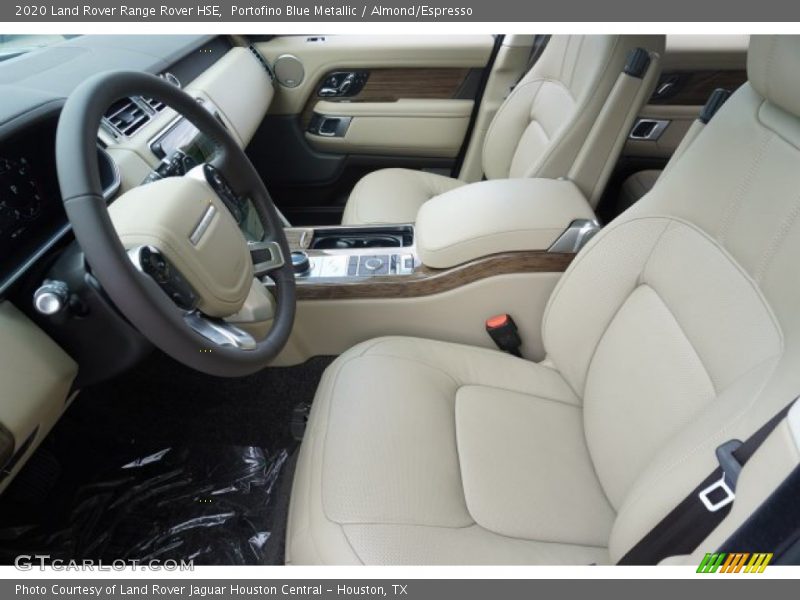 Front Seat of 2020 Range Rover HSE