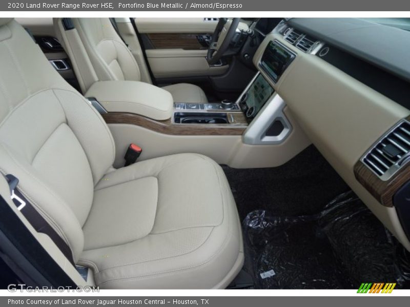 Front Seat of 2020 Range Rover HSE