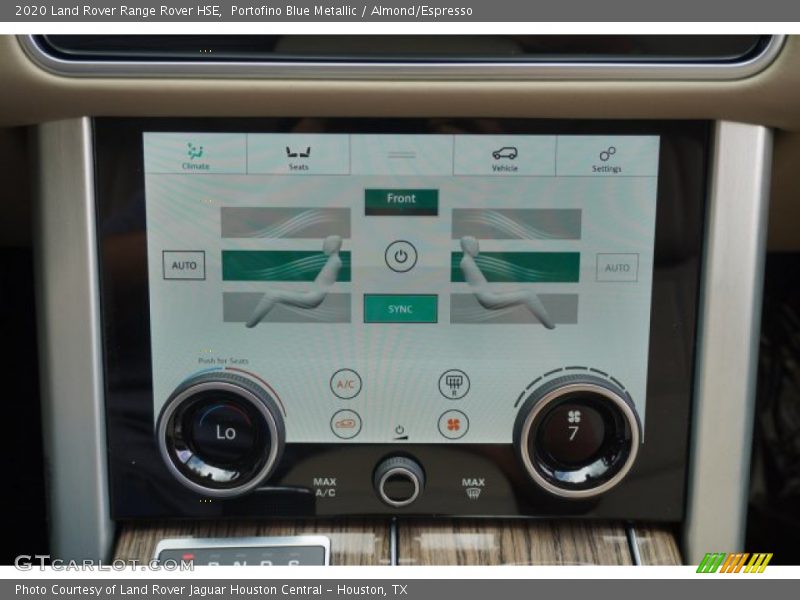 Portofino Blue Metallic / Almond/Espresso 2020 Land Rover Range Rover HSE