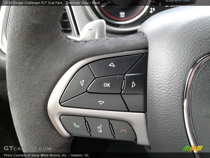 Destroyer Gray / Black 2019 Dodge Challenger R/T Scat Pack
