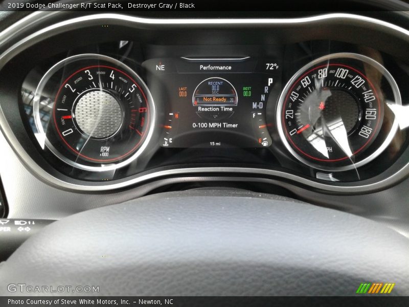 Destroyer Gray / Black 2019 Dodge Challenger R/T Scat Pack
