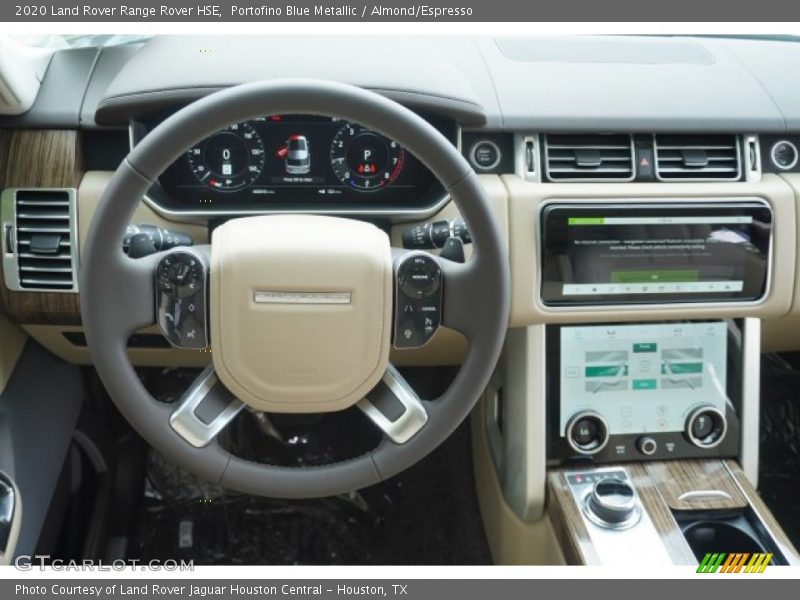 Dashboard of 2020 Range Rover HSE