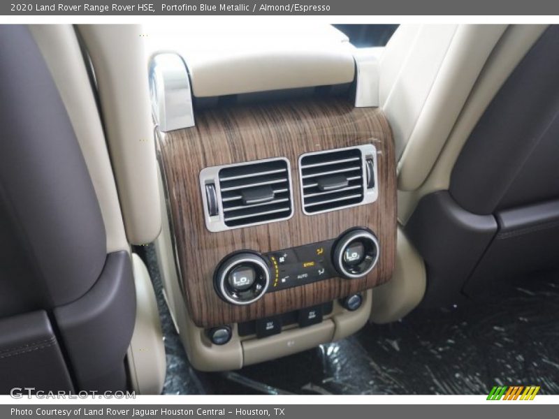 Controls of 2020 Range Rover HSE