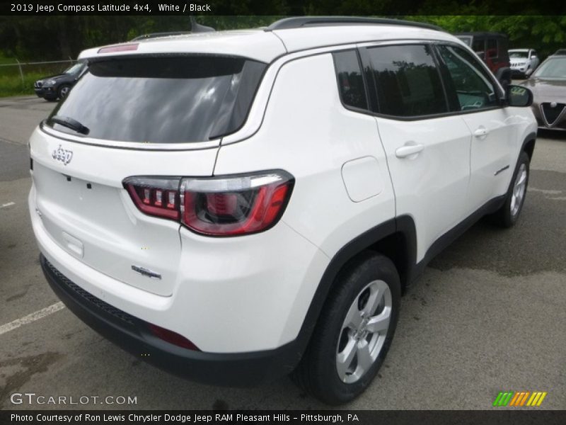 White / Black 2019 Jeep Compass Latitude 4x4