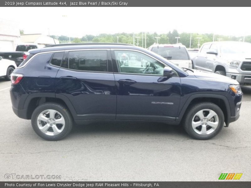 Jazz Blue Pearl / Black/Ski Gray 2019 Jeep Compass Latitude 4x4