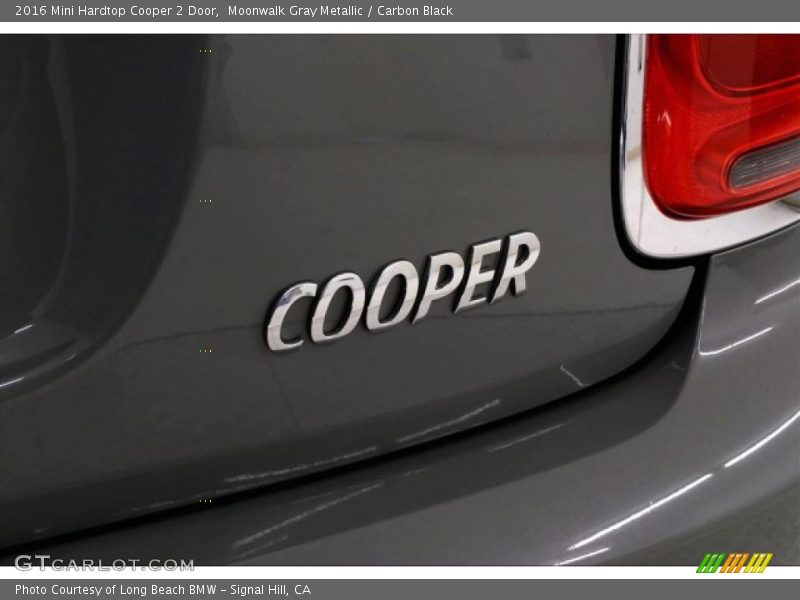 Moonwalk Gray Metallic / Carbon Black 2016 Mini Hardtop Cooper 2 Door
